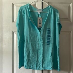 Turquoise Nine West Blouse